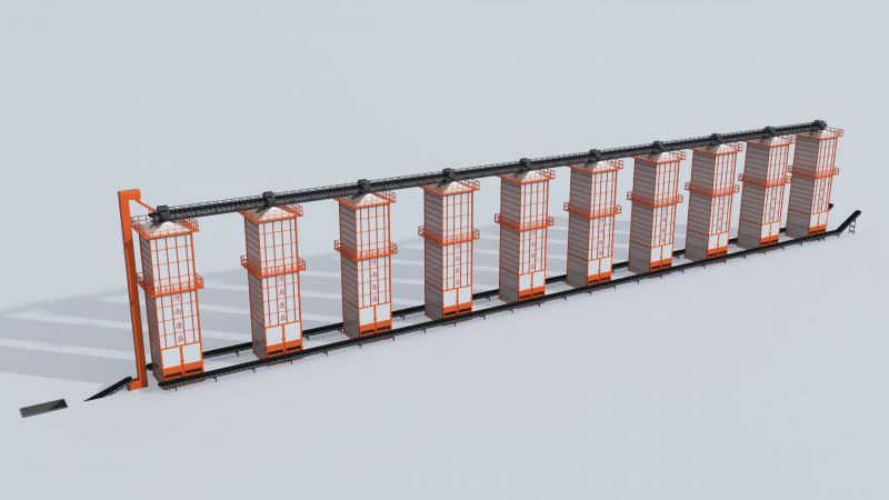 靜態烘幹機，靜態房式烘幹機，立式靜態烘幹（gàn）機，立式靜態烘幹機，無（wú）破碎，成本低